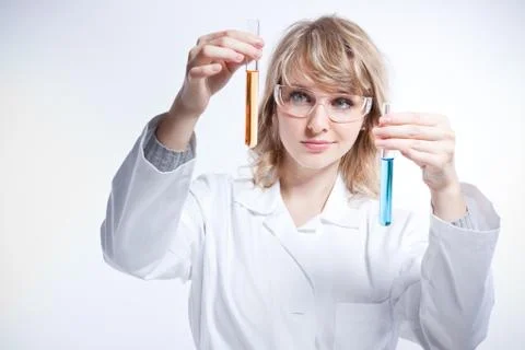 Female scientist Stock-Fotos