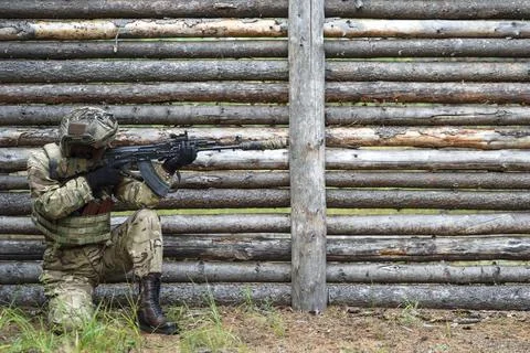 Female serviceman Stock Photos