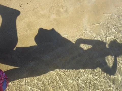 Female shadows Stock Photos