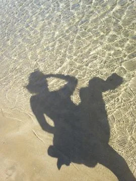 Female shadows Stock Photos