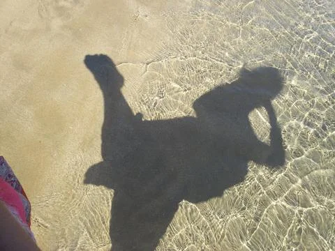 Female shadows Stock Photos