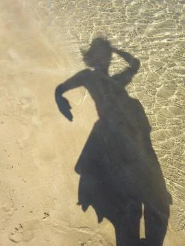 Female shadows Stock Photos