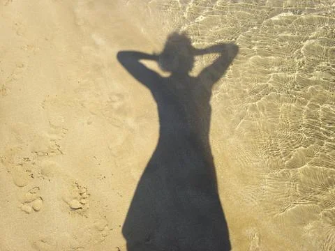 Female shadows Stock Photos