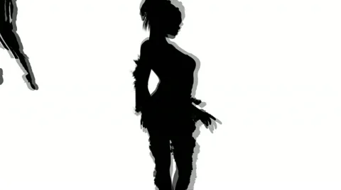 Female Shadows Sequence Video stock 16313873