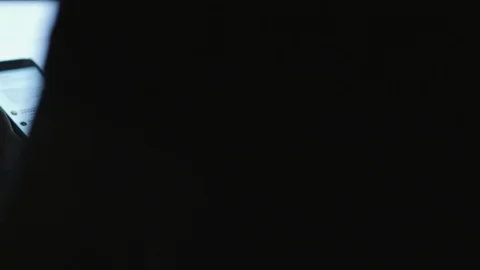 Female sitting by table in evening Video stock 70787652