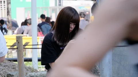 Female With Smartphone  Video stock 94475237