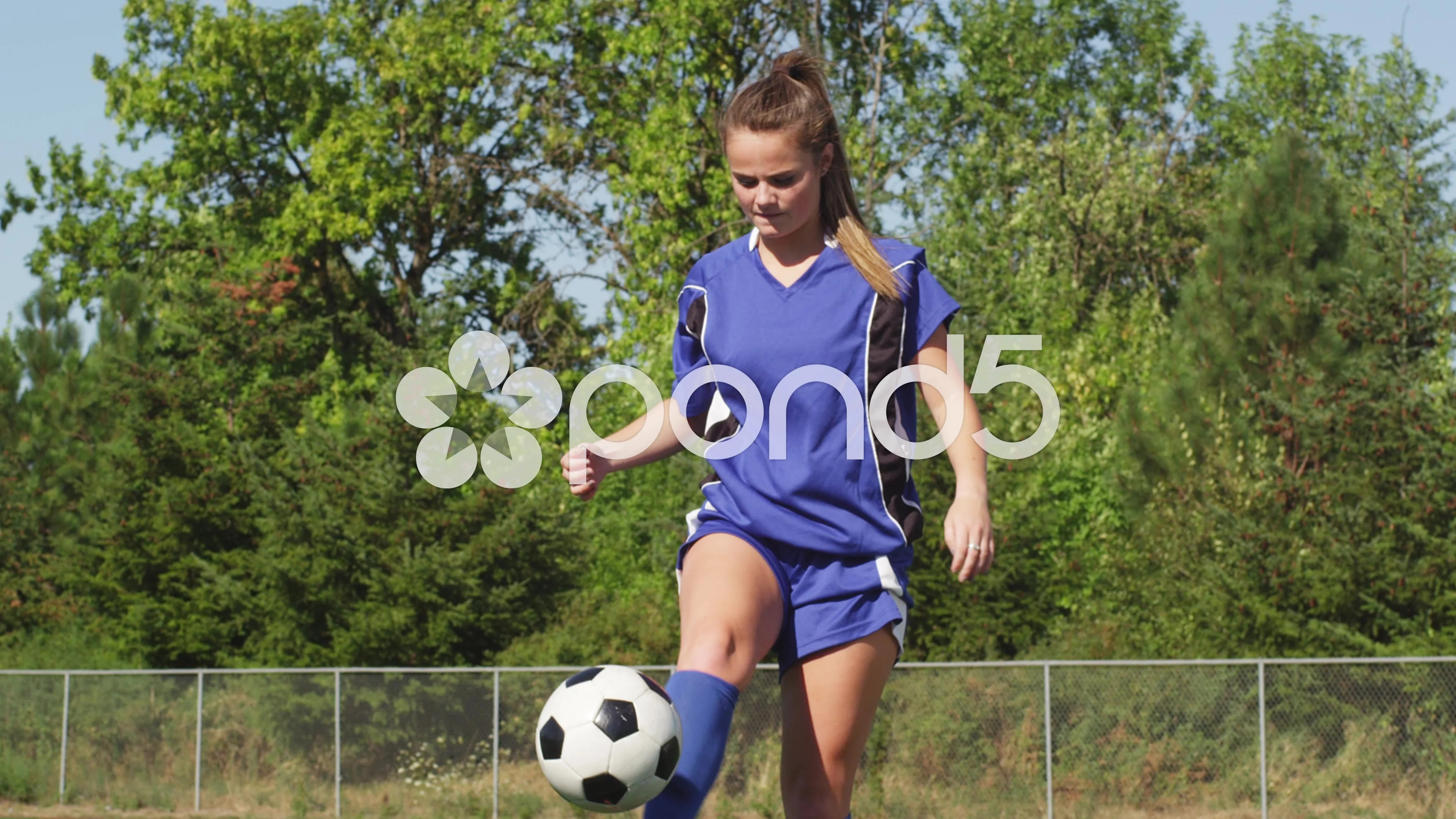 Girl juggling 2025 soccer ball