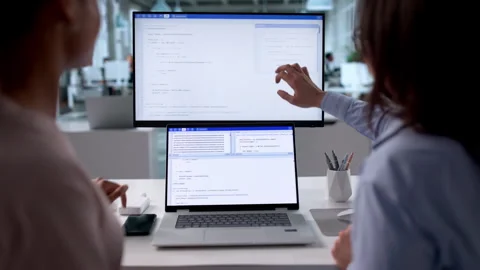 Female Software Engineers Working Stock Footage 330252853