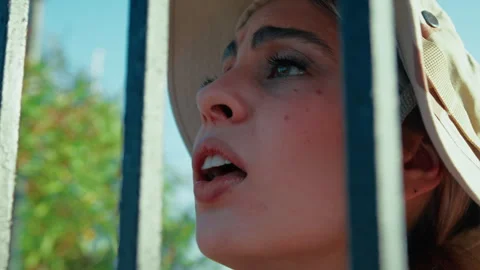 Female Soldier Begs For Help Stock Footage 301916718