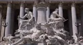 Female Statue Close up Austrian Parliament Vienna Sightseeing Water Fountain Day HD Footage