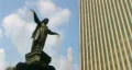 Female Statue Fountain 02 HD Footage