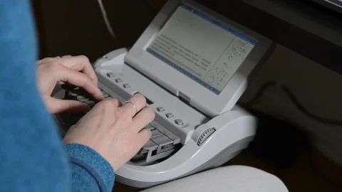 Female stenographer Stock Footage 73649802