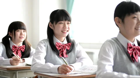 Female Student Attending Class Vidéo 332540124