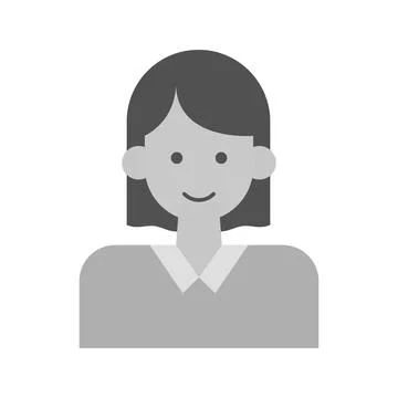 Female Student icon vector image. Stock Illustration
