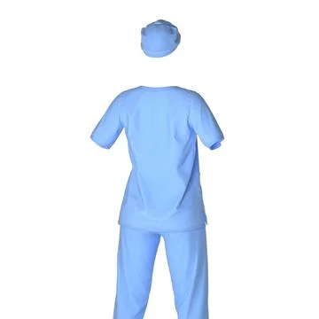 3D Model: Female Surgeon Dress 16 3D Model #90880977 | Pond5
