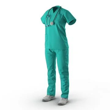 3D Model: Female Surgeon Dress 7 3D Model #90651173 | Pond5