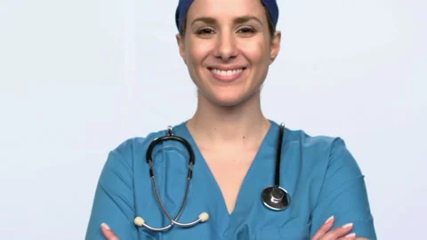 Female surgeon  Stock Footage 210225908