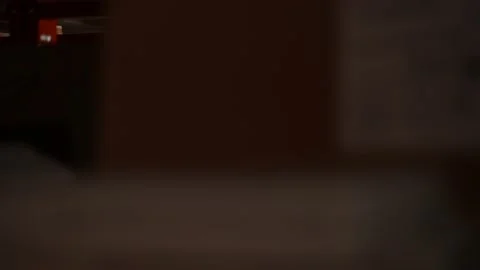 Female with tablet taking inventory in warehouse Video stock 161950829