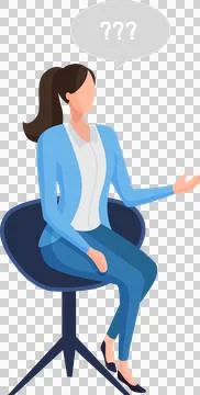 Female talking Stock Illustration