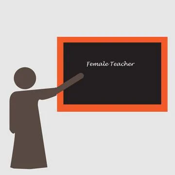 Female teachers Stock Illustration