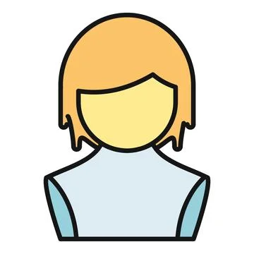 Female user avatar profile vector illustration イラスト素材