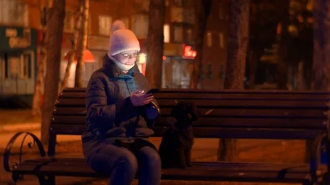Female using her phone. Stock Footage 119147988