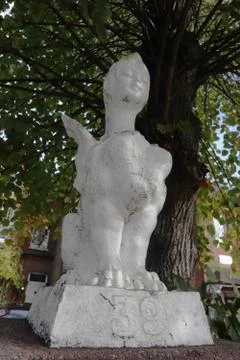 Female Victorian sphinx in Putney Stock Photos