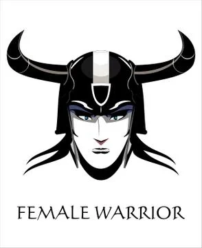 Female Warrior Stock Illustration