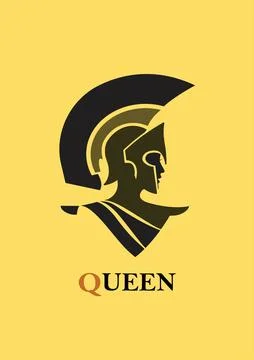 Female warrior queen Stock Illustration