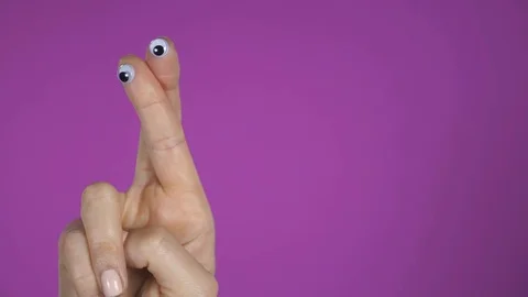 Googly Eyes Game, Stock Video