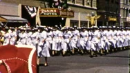 Female Women Soldiers March Us Service Women 1960S Vintage Film Home Movie  Stock Footage
