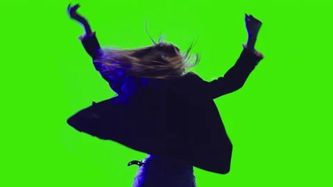 A female youngstar is dancing Stock-Footage 172559487