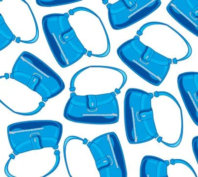 Feminine bag pattern Stock Illustration