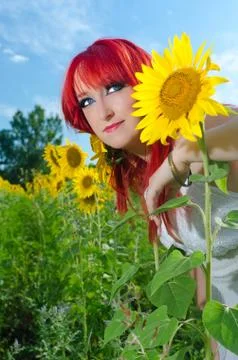 Feminine expression Stock Photos