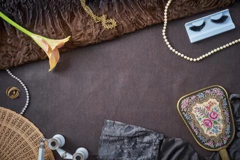 Feminine objects visit at the opera Stock Photos