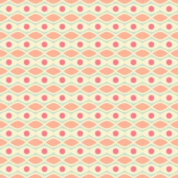 Feminine vector seamless pattern (tiling) Stock Illustration