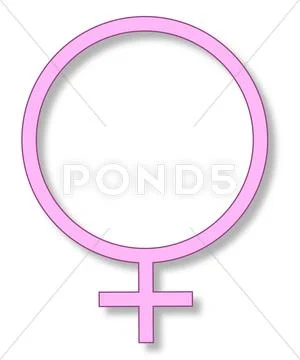 Femininity sign Stock Illustration