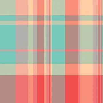 Femininity vector textile tartan, nostalgia texture fabric background. Fade.. Stock Illustration