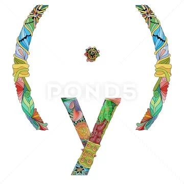 Femininity woman typography symbol for decoration. Vector illustration Stock Illustration