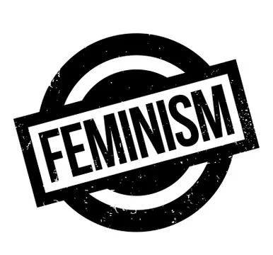 Feminism rubber stamp Stock Illustration