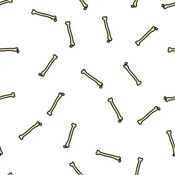 Femur bone vector seamless pattern イラスト素材
