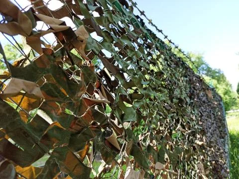 Fence With A Barbed Wire Stock Photos
