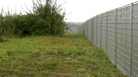 Fence Burle Marx Park Stock Footage 148297024