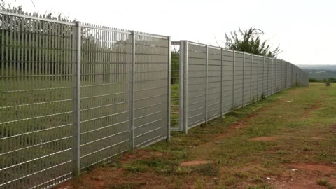 Fence Burle Marx Park Stock Footage 148297405