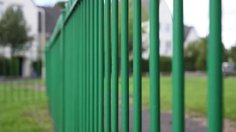 Fence Close Up Stock Footage 78927051