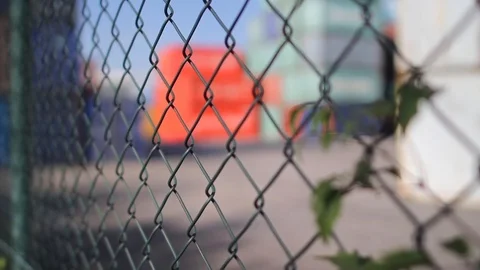 Fence Close Stock Footage 98679751