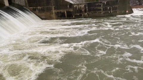 Fence Dam Stock Footage 250524944