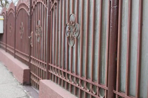 Fence exterior architecture Stock Photos