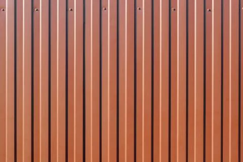 Fence facing sheet as background a macro Foto stock