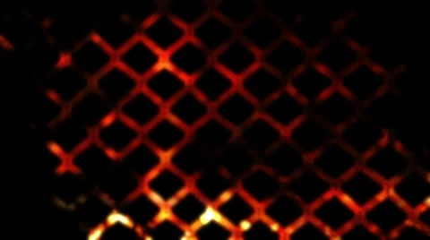 Fence of Fire Stock Footage 35726118